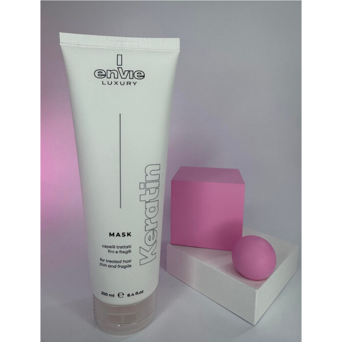 Капілярна маска для пошкодженого волосся з кератином ENVIE LUXURY KERATIN 250 мл MARKONI. Капілярна маска для пошкодженого волосся з кератином ENVIE LUXURY KERATIN 250 мл