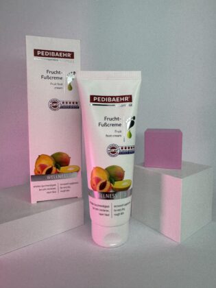 MARKONI. Фруктовий крем для ніг з олією манго та персиковою олією (FRUCHT-FUSSCREME), BAEHR 125 мл