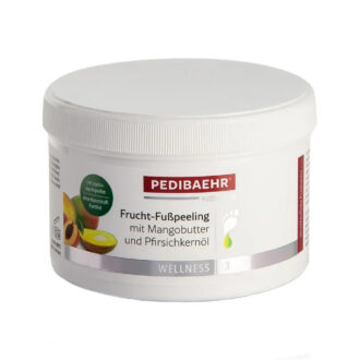 MARKONI. Пілінг фруктовий для ніг з маслом манго та персиковою олією, BAEHR FRUCHT-FUSSPEELING PEDIBAEHR 450 мл