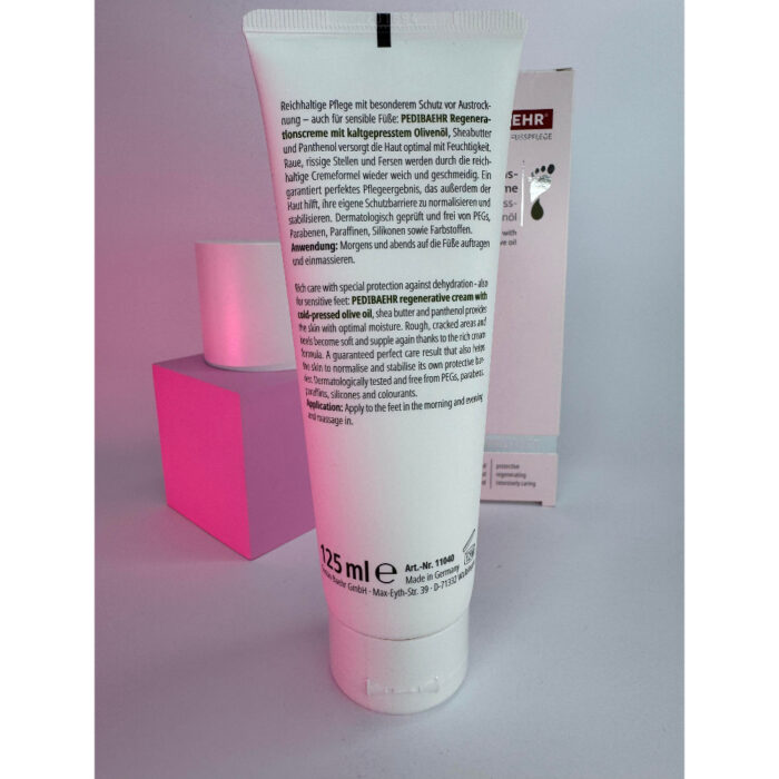 Регенеруючий крем з оливковою олією (REGENERATIONSCREME MIT OLIVENÖL), PediBaehr 125мл MARKONI. Регенеруючий крем з оливковою олією (REGENERATIONSCREME MIT OLIVENÖL), PediBaehr 125 мл