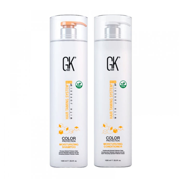 Шампунь та кондиціонер, зволожуючий набір GKhair Global Keratin Moisturizing 1000 мл MARKONI. Шампунь та кондиціонер, зволожуючий набір GKhair Global Keratin Moisturizing 1000 мл