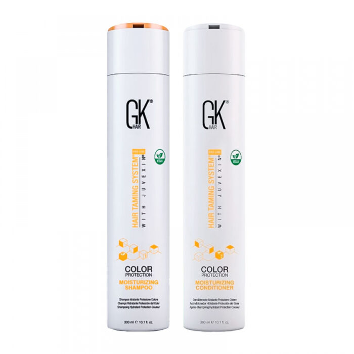 Шампунь та кондиціонер, зволожуючий набір GKhair Global Keratin Moisturizing 300 мл MARKONI. Шампунь та кондиціонер, зволожуючий набір GKhair Global Keratin Moisturizing 300 мл